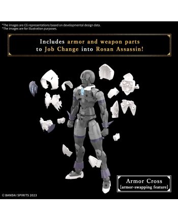 30MF - Rosan Assassin - Model Kit - vue de dos