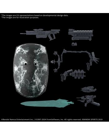 ARMORED CORE VI - Weapon Set 05 - Model Kit - vue de face