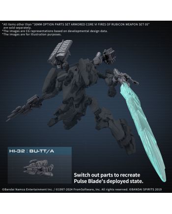 ARMORED CORE VI - Weapon Set 05 - Model Kit - vue du packaging
