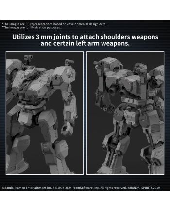 ARMORED CORE VI - Balam Industries BD-011 Melander - Model Kit - vue de detail