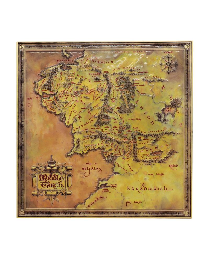 LE SEIGNEUR DES ANNEAUX - Carte en métal Edition Limitée - vue principale