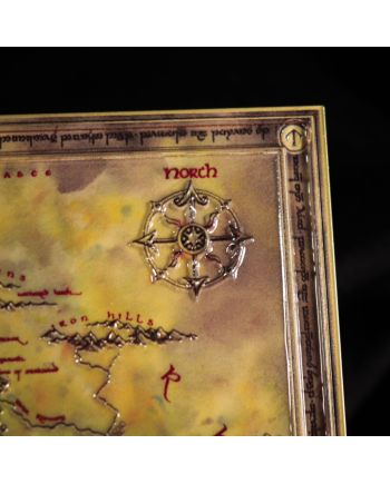 LE SEIGNEUR DES ANNEAUX - Carte en métal Edition Limitée - vue de dos