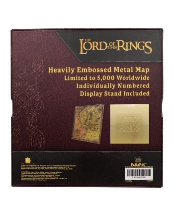 LE SEIGNEUR DES ANNEAUX - Carte en métal Edition Limitée - vue du packaging