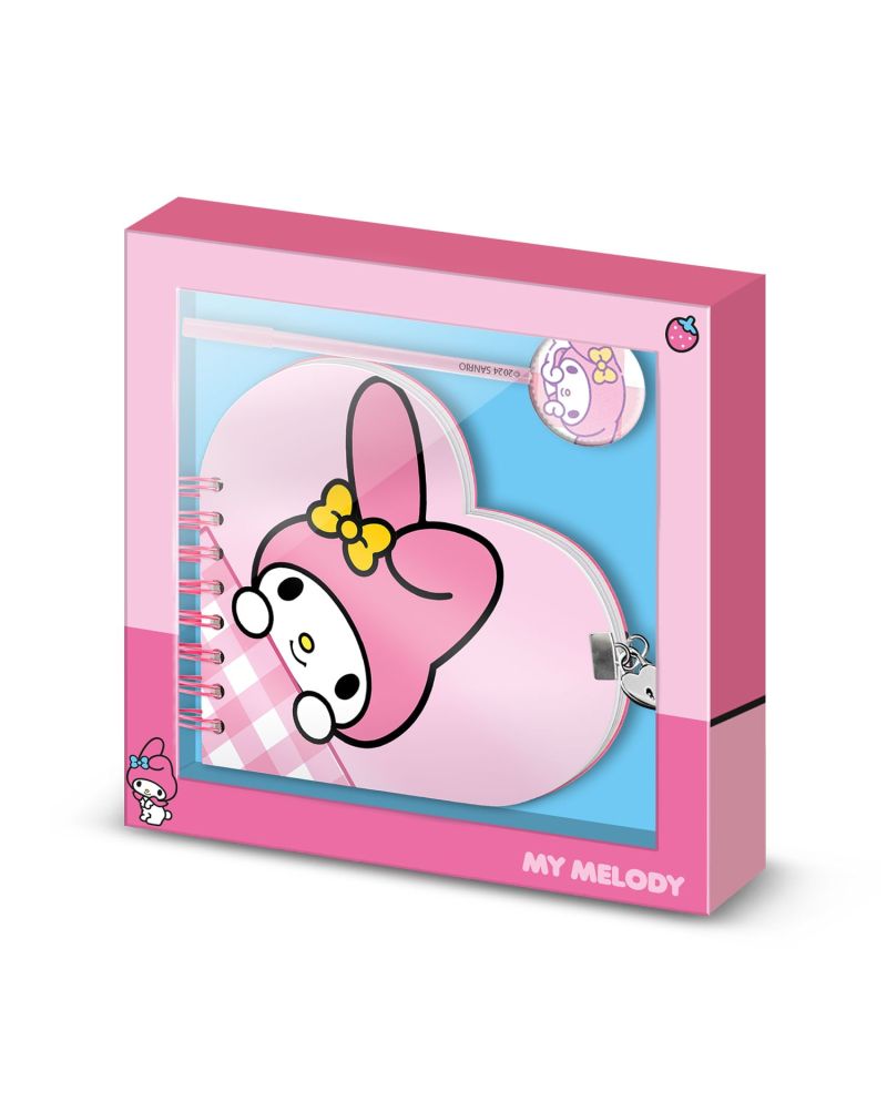 MY MELODY - Gift Box - Journal Secret + Stylo Bille - vue principale
