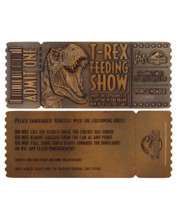 JURASSIC PARK - Feeding Show Ticket - Edition Limitée - vue de face