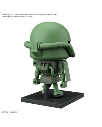 GUNDAM - 1/1 Zakupla-Kun DX Set (With Runner) - Model Kit - vue de face