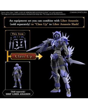 30MF - Class Up Armor (Liber Assassin Slash) - Model Kit - vue de profil