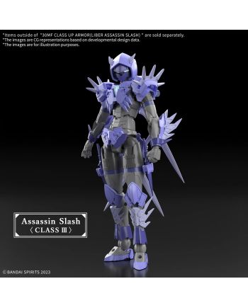 30MF - Class Up Armor (Liber Assassin Slash) - Model Kit - vue de dos