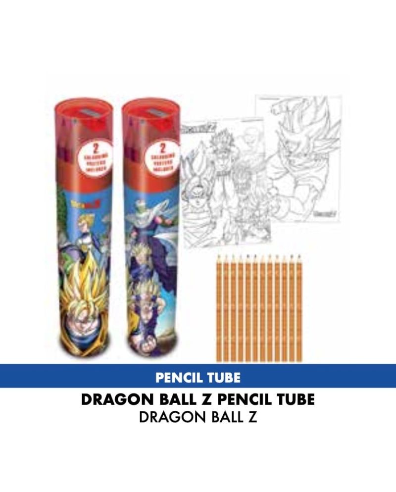 DRAGON BALL Z - Groupe - Tube 2 posters + crayons - vue principale