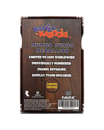 BANJO-KAZOOIE - Mumbo Jumbo - Médaillon Edition Limitée - vue de dos