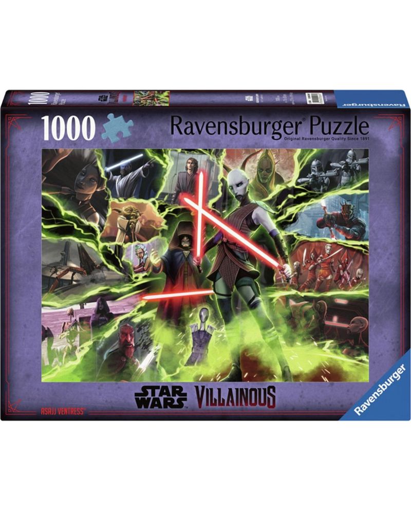STAR WARS - Puzzle Villainous 1000P - Asajj Ventress - vue principale
