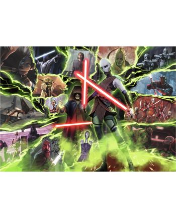 STAR WARS - Puzzle Villainous 1000P - Asajj Ventress - vue de face