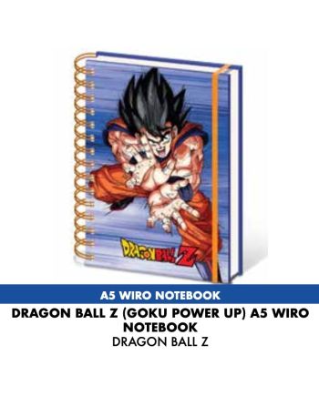 DRAGON BALL Z - Goku Power UP - Carnet de notes A5 - vue principale