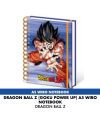 DRAGON BALL Z - Goku Power UP - Carnet de notes A5 - vue principale