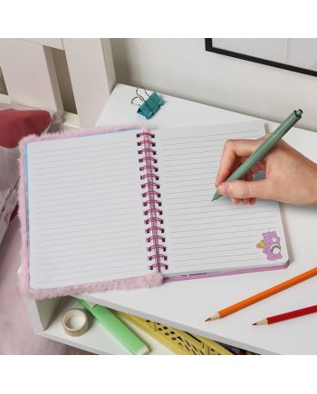 BISOUNOURS - Notebook Fluffy A5 - vue de face