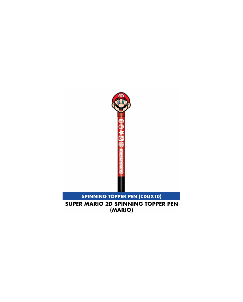 SUPER MARIO - Mario - 2D Spinning Topper Pen - vue principale
