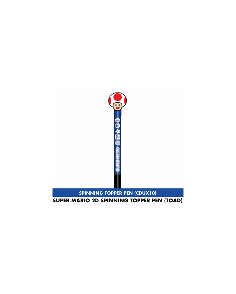 SUPER MARIO - Toad - 2D Spinning Topper Pen - vue principale