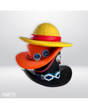 ONE PIECE - Chapeaux - Tirelire PVC 16cm - vue de dos