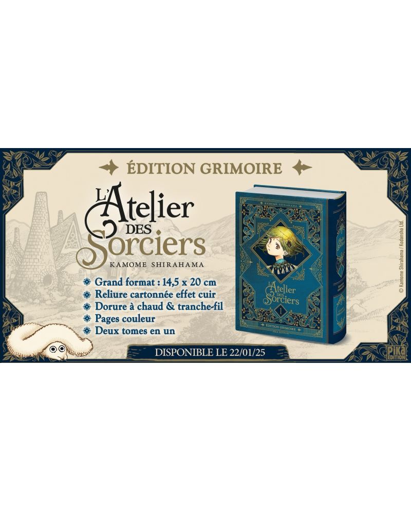 L'ATELIER DES SORCIERS - Tome 1 - EDITION GRIMOIRE - vue principale