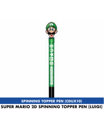 SUPER MARIO - Luigi - 2D Spinning Topper Pen - vue principale
