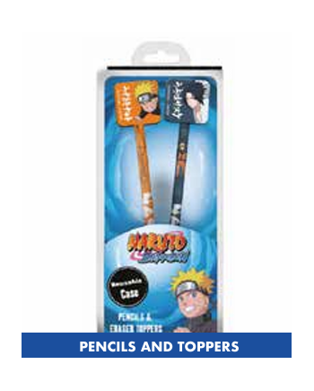 NARUTO - Pencil & Topper 2PK - vue principale