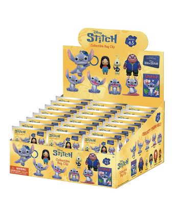 LILO & STITCH MOVIE - Series 1 - 3D Foam Bag Clip (Display 24 Pcs) - vue principale