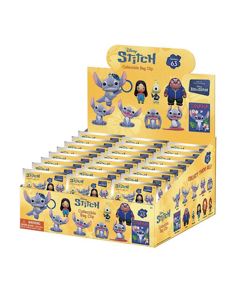 LILO & STITCH MOVIE - Series 1 - 3D Foam Bag Clip (Display 24 Pcs) - vue principale