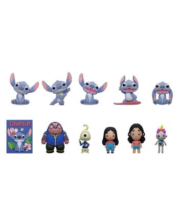 LILO & STITCH MOVIE - Series 1 - 3D Foam Bag Clip (Display 24 Pcs) - vue de profil