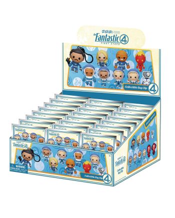 LES 4 FANTASTIQUES - Movie - 3D Foam Bag Clip (Display 24 Pcs) - vue principale