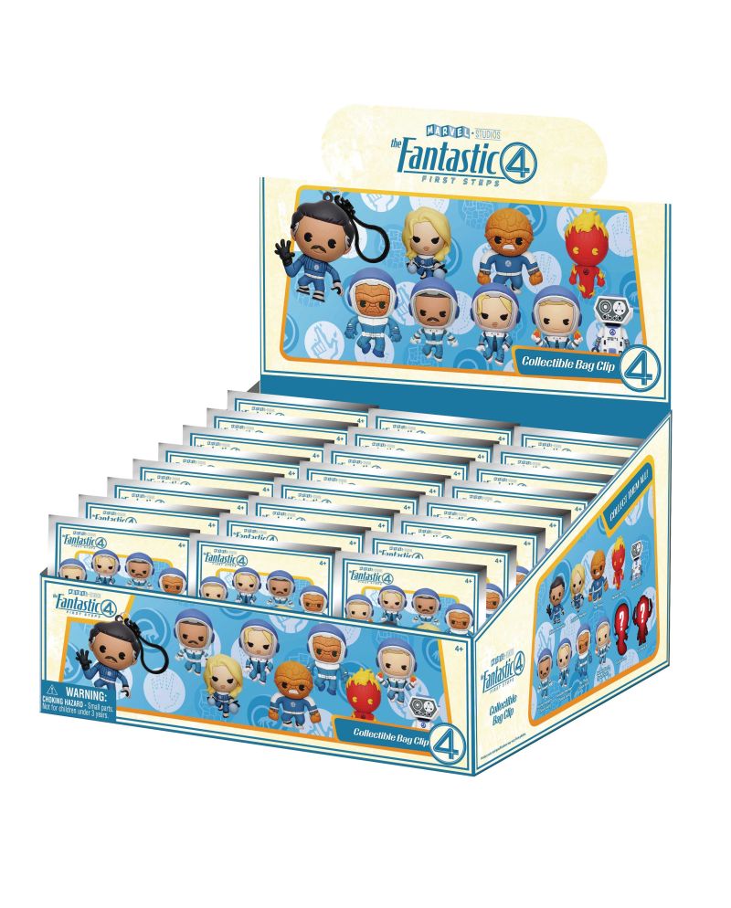 LES 4 FANTASTIQUES - Movie - 3D Foam Bag Clip (Display 24 Pcs) - vue principale