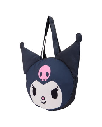 SANRIO - Kuromi - Oversize Canvas Tote Bag LoungeFly - vue de face