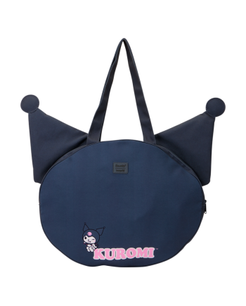 SANRIO - Kuromi - Oversize Canvas Tote Bag LoungeFly - vue de profil