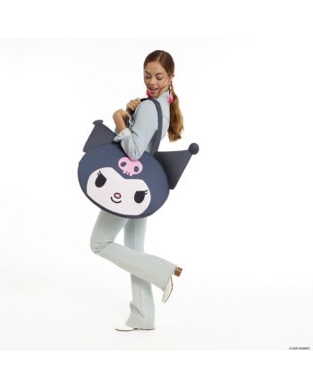 SANRIO - Kuromi - Oversize Canvas Tote Bag LoungeFly - vue de dos