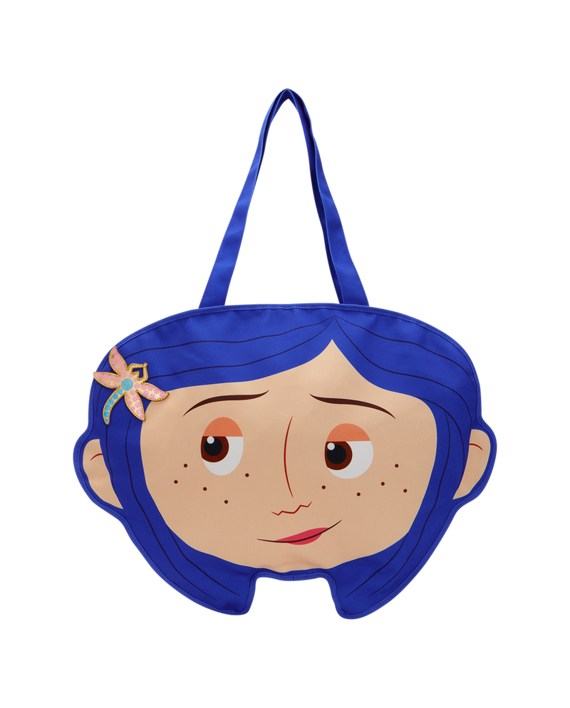 CORALINE - Oversize Canvas Tote Bag LoungeFly - vue principale