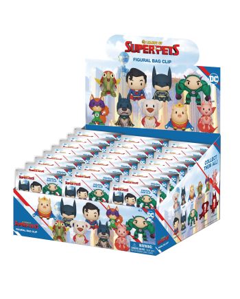 DC SUPER PETS - Series 1 - 3D Foam Bag Clip (Display 24 Pcs) - vue principale