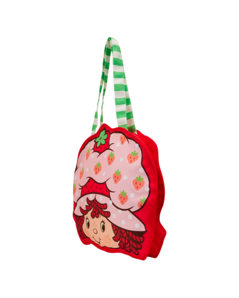 CHARLOTTE AUX FRAISES - Oversize Canvas Tote Bag LoungeFly - vue de face