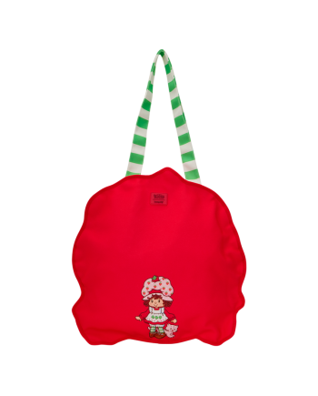 CHARLOTTE AUX FRAISES - Oversize Canvas Tote Bag LoungeFly - vue de profil