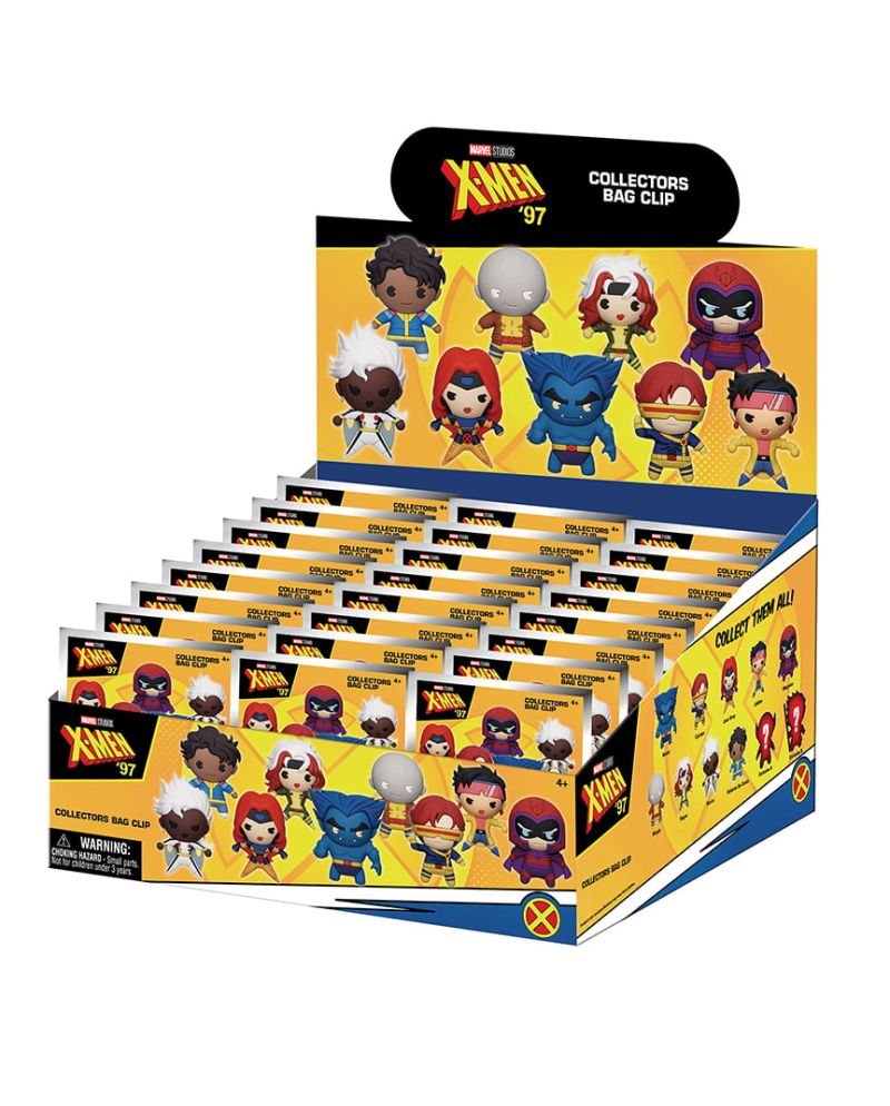 X-MEN '97 - 3D Foam Bag Clip (Display 24 Pcs) - vue principale
