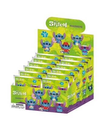 STITCH - Serie 5 - 3D Foam Magnets in blind bags (Display 12 Pcs) - vue principale
