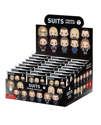 SUIT SERIES - Series 1 - 3D Foam Bag Clip (Display 24 Pcs) - vue principale
