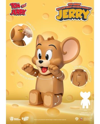TOM & JERRY - Jerry - Tirelire SYAKING 30cm - vue de dos