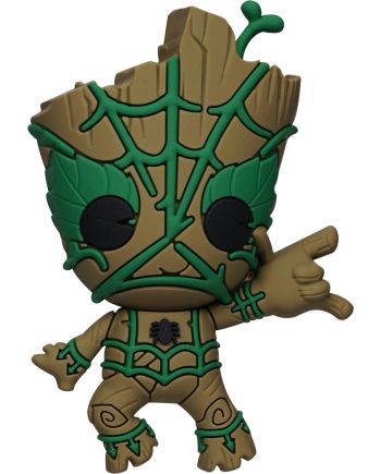 MARVEL - Groot en Spider-Man - Aimant à collectionner en mousse 3D - vue principale