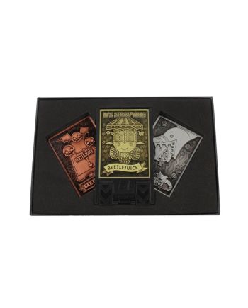 BEETLEJUICE - Starter Pack de 3 Digiplates + Support interchangeable - vue de profil