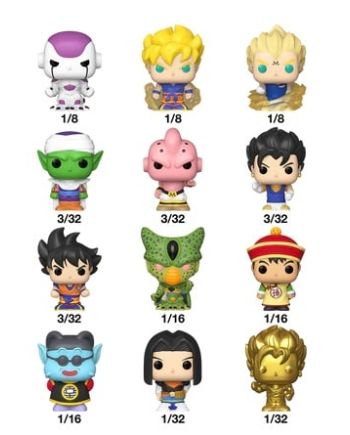 DRAGON BALL Z - Mystery Bitty Pop (Box 32 pièces) - vue de face