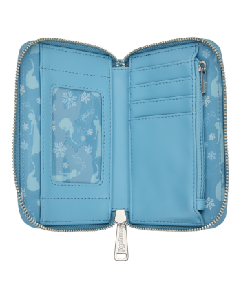 LA REINE DES NEIGES - Elsa "Glitter" - Portefeuille LoungeFly - vue de profil