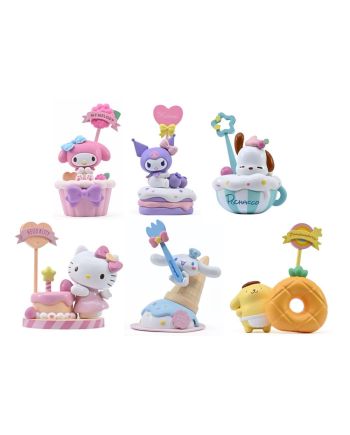 HELLO KITTY - Party Time Series - Assortiment 12 Figurines - vue principale
