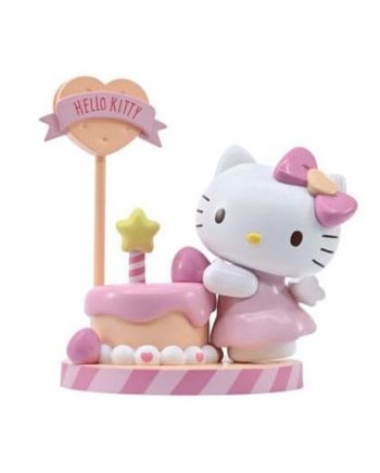HELLO KITTY - Party Time Series - Assortiment 12 Figurines - vue de profil