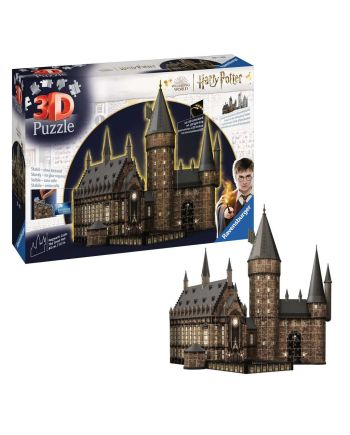 HARRY POTTER - Puzzle 3D 540P - Château de Poudlard "Illuminé" - vue principale
