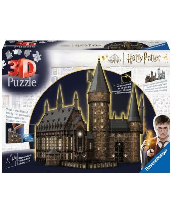 HARRY POTTER - Puzzle 3D 540P - Château de Poudlard "Illuminé" - vue de face