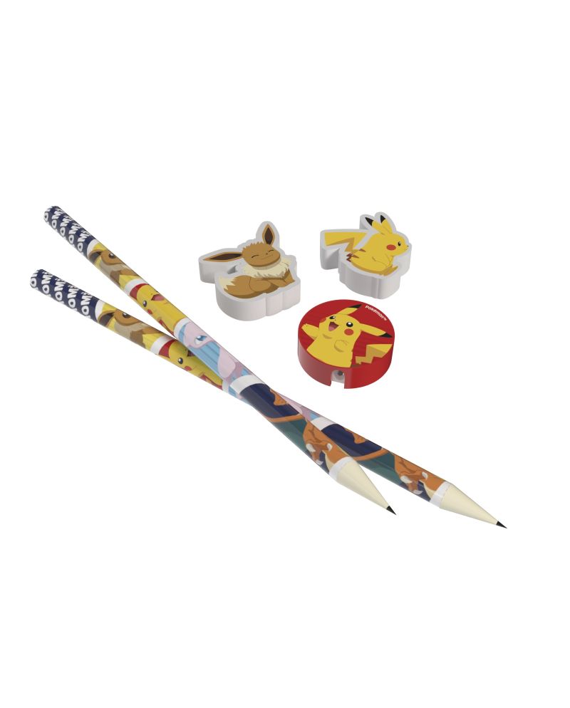 POKEMON - Set de Papeterie - 5pc - vue principale